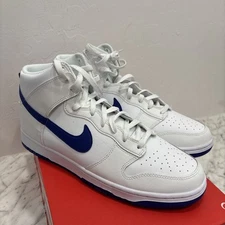 Nike Dunk High Retro White-Concord Blue-Summit White Sz 14 [DV0828-101] Colts