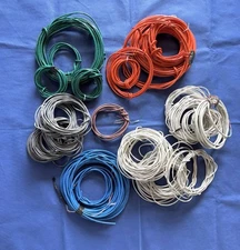 Lot Of Misc Bundles Electrical Wire Smartwire 18, 24 AWG Copper 14.5 Pounds