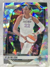 2024 Panini Prizm WNBA Ice Prizms #86 A'ja Wilson Las Vegas Aces
