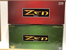 1 Box Zen King Size 250pc + 1 Box of Menthol Flavored Cigarette Tunes 100 pc