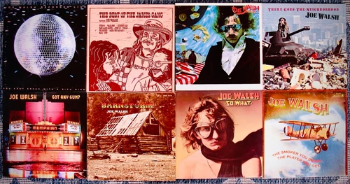 JOE WALSH~THE JAMES GANG: 8 Near Mint Albums Up For Bid! The Eagles~Top Copies!