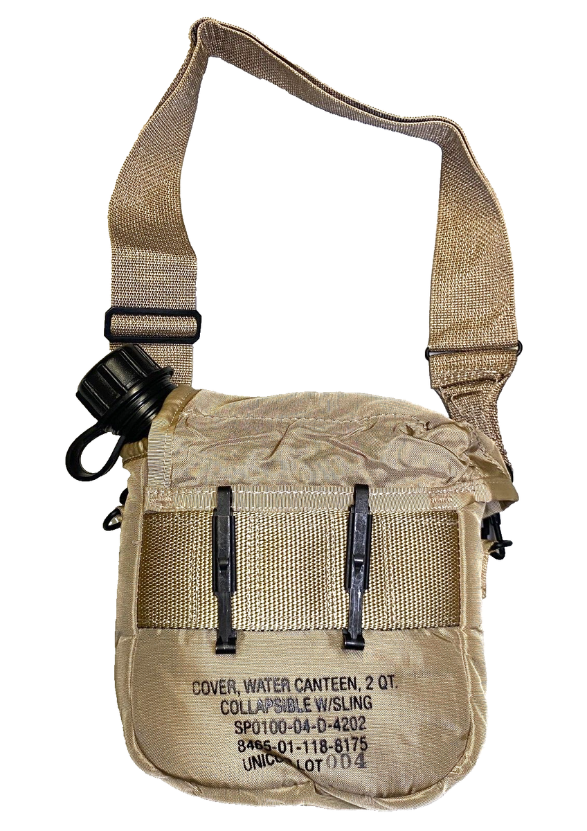 Bottiglia Da Comodino NEW U.S MILITARY 2 QT QUART COLLAPSIBLE CANTEEN MINT COVER STRAP NBC LID CAP Container Marittimo - Foto 12