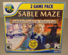 SABLE MAZE / 2 Game Pack New PC DVD-ROM Video Game
