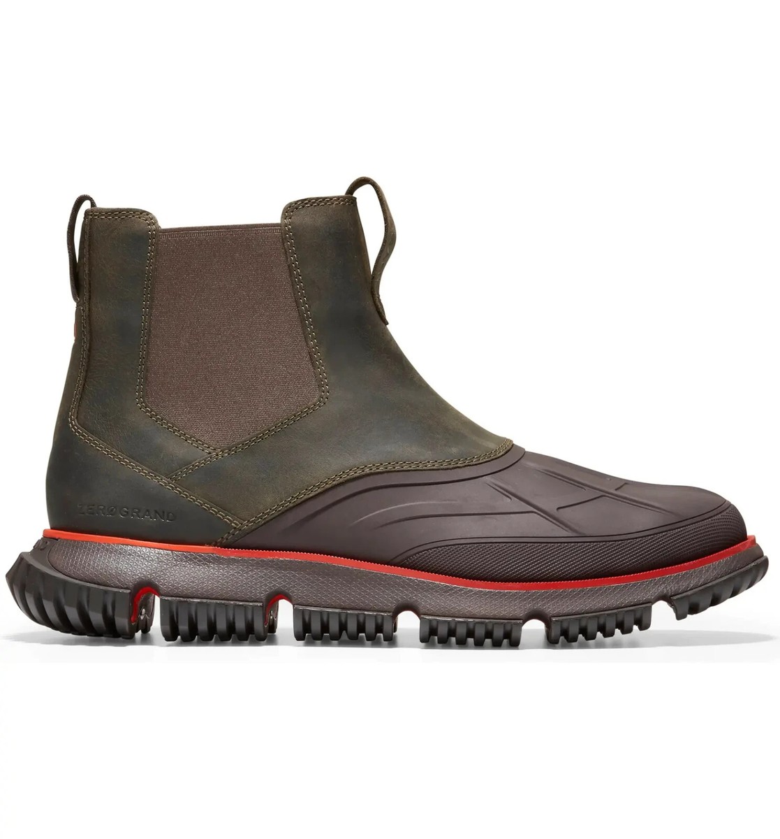 Cole Haan Z3932 Mens Roast/Brown 4ZeroGrand Waterproof Rain Boot