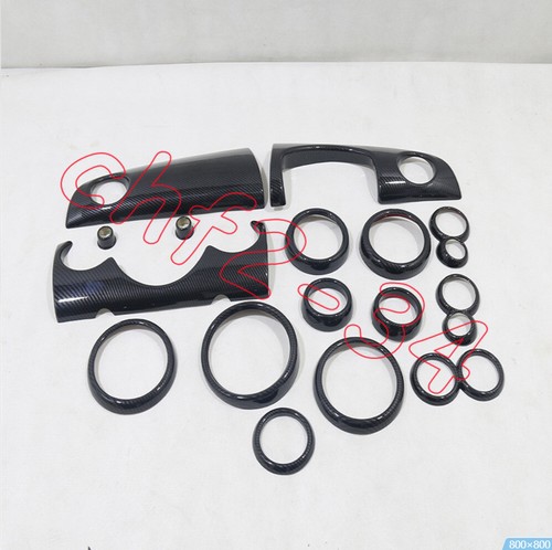 Kits interiores de aspecto de carbono Cooper para Mini R50 R52 R53 2002-2006 decoración cubierta moldura - Imagen 8 de 12