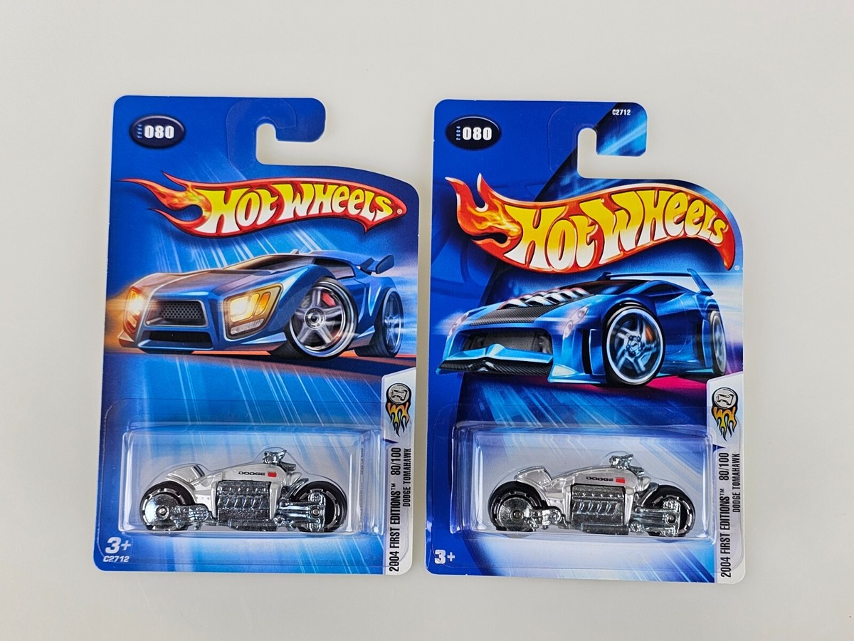 2x Lot Dodge Tomahawk Motorcycle #080 2004 First Edition Hot