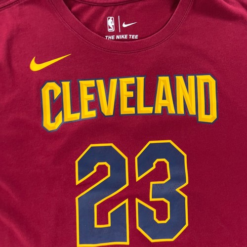 Nike Dri-Fit Basketball Jersey T Shirt Men XXL 2XL Cleveland Cavs Lebron James - Picture 4 of 8