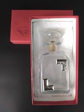 Bottiglia Per Whisky Decanter Con Tappo Ermetico - Vetro Cristallo Argento