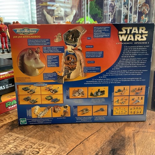 Galoob Star Wars Micro Machines Jar Jar Binks Naboo Playset Sealed Retro New - Picture 2 of 2