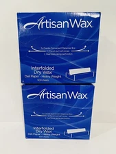2 X Interfolded  Dry Wax Deli Paper - Heavy Weight  6" X 10-3/4" - 500 sheets Ea
