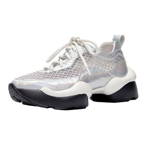 silver bottom sneakers