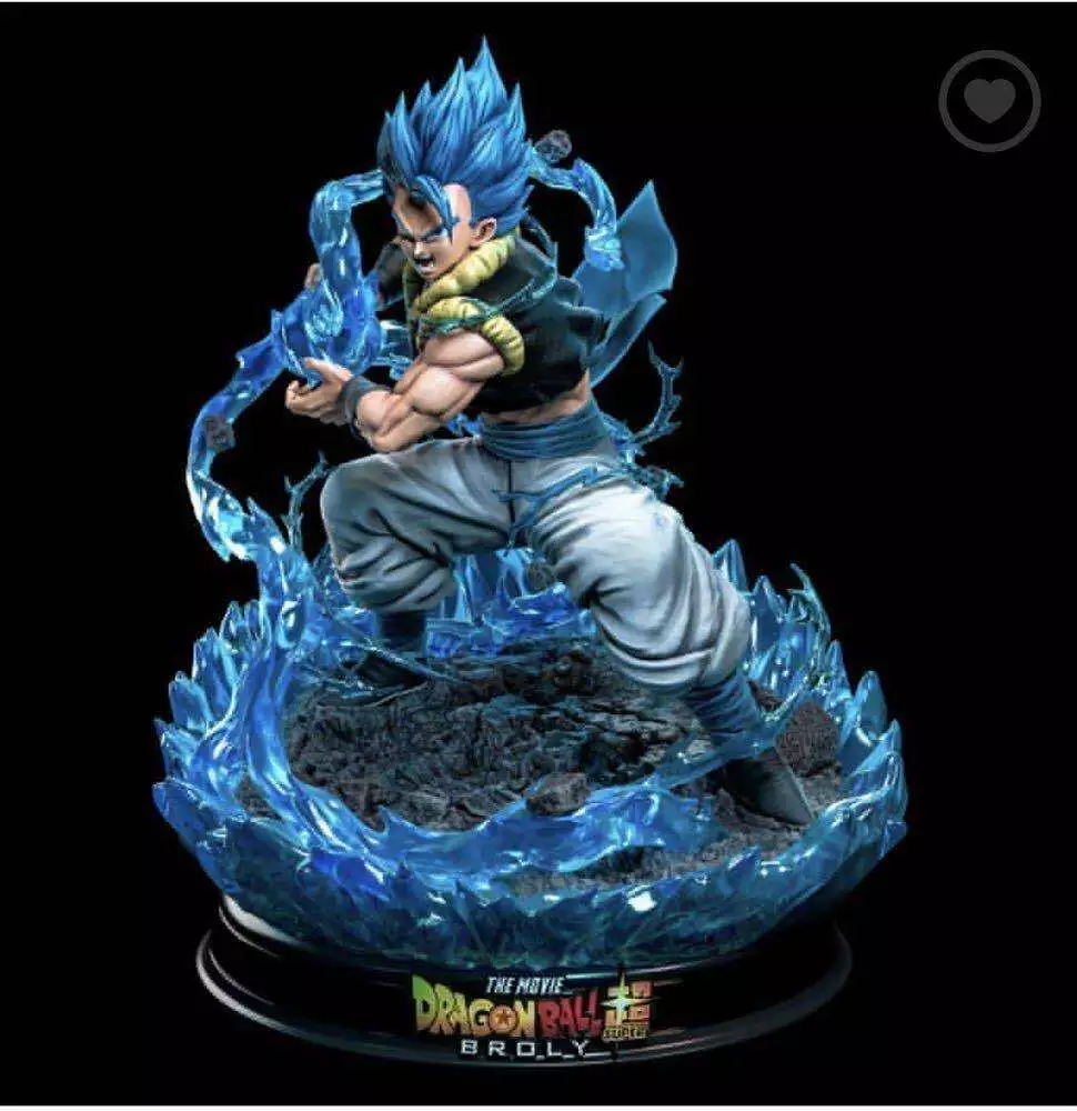 1/6 Scale Super Saiyan Blue Gogeta with LED - Dragon Ball Resin