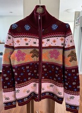 BOGNER Full Zip Sweater Women Size 36EU/6US Wool blend