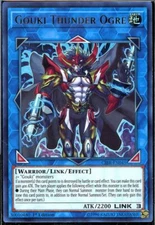 Yugioh CIBR-EN045 Gouki Thunder Ogre 1st Edition Ultra Rare Link