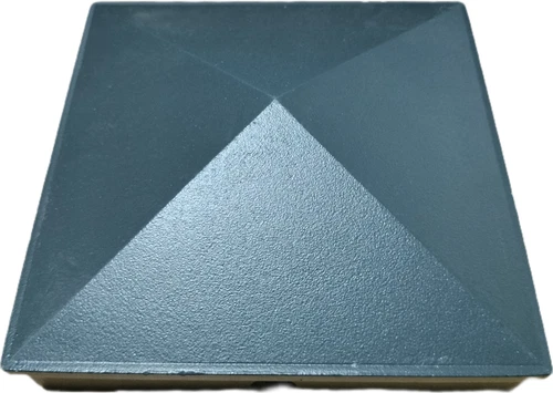 DARK GREY Aluminum Post Cap 75mm x 75mm Fencing Capping 25x Caps - Picture 2 of 10