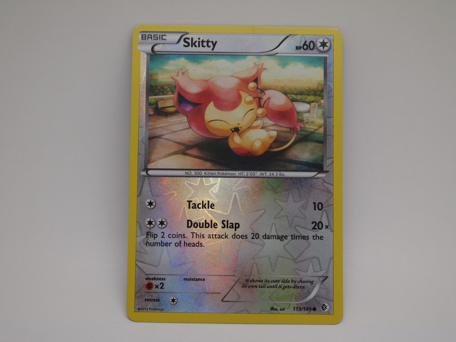 Pokémon Skitty Reverse Holo 113/149 BCR Boundaries Crossed LP