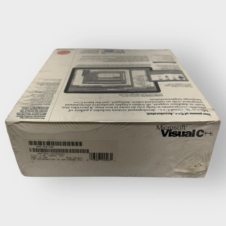 Microsoft Visual C++ Edition 4.0 - BRAND NEW SEALED IN BOX! PROMO SAMPLE - Image 3 of 4