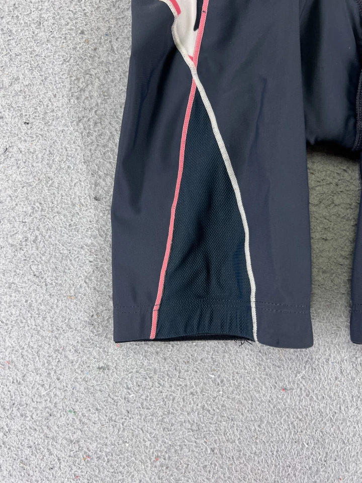 TYR Cycling Shorts Womens Extra Small Black Pink Floral Triathlon Padded Nylon - Image 3 of 4