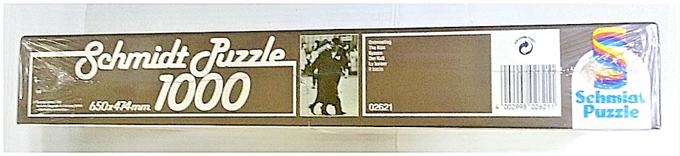 SCHMIDT PUZZLE 1000 PEZZI IL BACIO 650x474 mm SIGILLATO 1990 SERIE BIANCO E NERO - Immagine 2 di 4