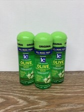 Lot Of 3 IC Fantasia Hair Polisher Olive Moisturizing Shine Serum 6 oz ea