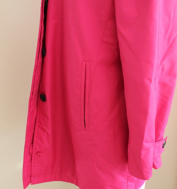 calvin klein pink wool coat