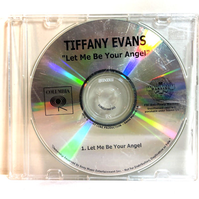 TIFFANY EVANS: LET ME BE YOUR ANGEL (CD) Promo Single - Soul, R&B, Pop