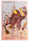 1870s-80s James A Joyce Cat Breaking Bottles Oakland California Card F29