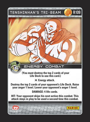 1x Tenshinhan's Tri-Beam - R109 - Foil Near Mint Perfection | eBay