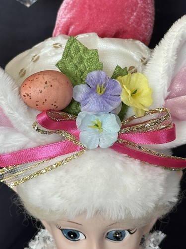 Nuevo con etiquetas Cynthia Rowley GRANDE 28" Conejo de Pascua Hada Elfo Estante Muñeca de Estante - Imagen 7 de 16