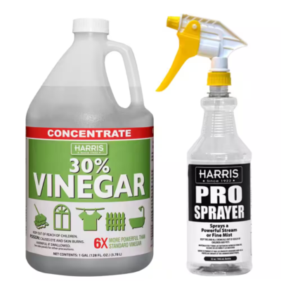 #ad 128 Oz. 30% Cleaning Vinegar Concentrate and 32 Oz. Professional Spray Bottle $35.99