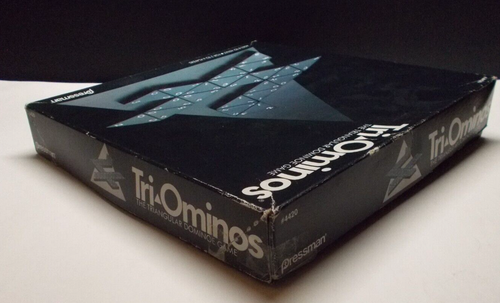 Vintage Pressman Tri-Ominos Triangular Dominos 1985 No. 4420 Complete - Picture 9 of 10