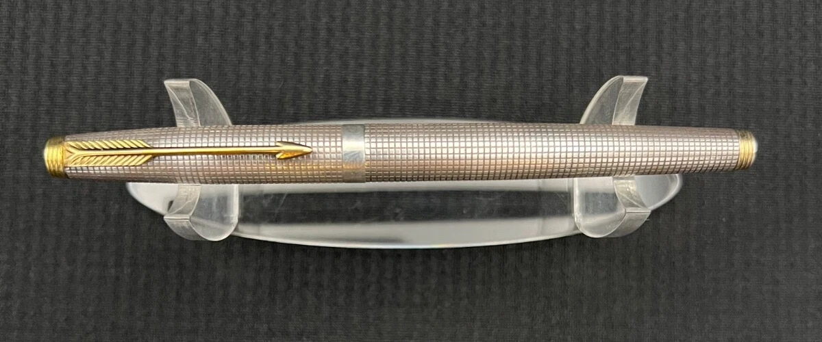 Parker Gold, 14K Nib Sterling Silver Collectible Fountain Pens for