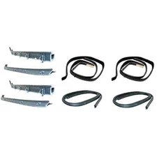 Sweep Belt, Glass Run Window Channel & Front Door Seal Kit - 81-91 Chevy Pickup
