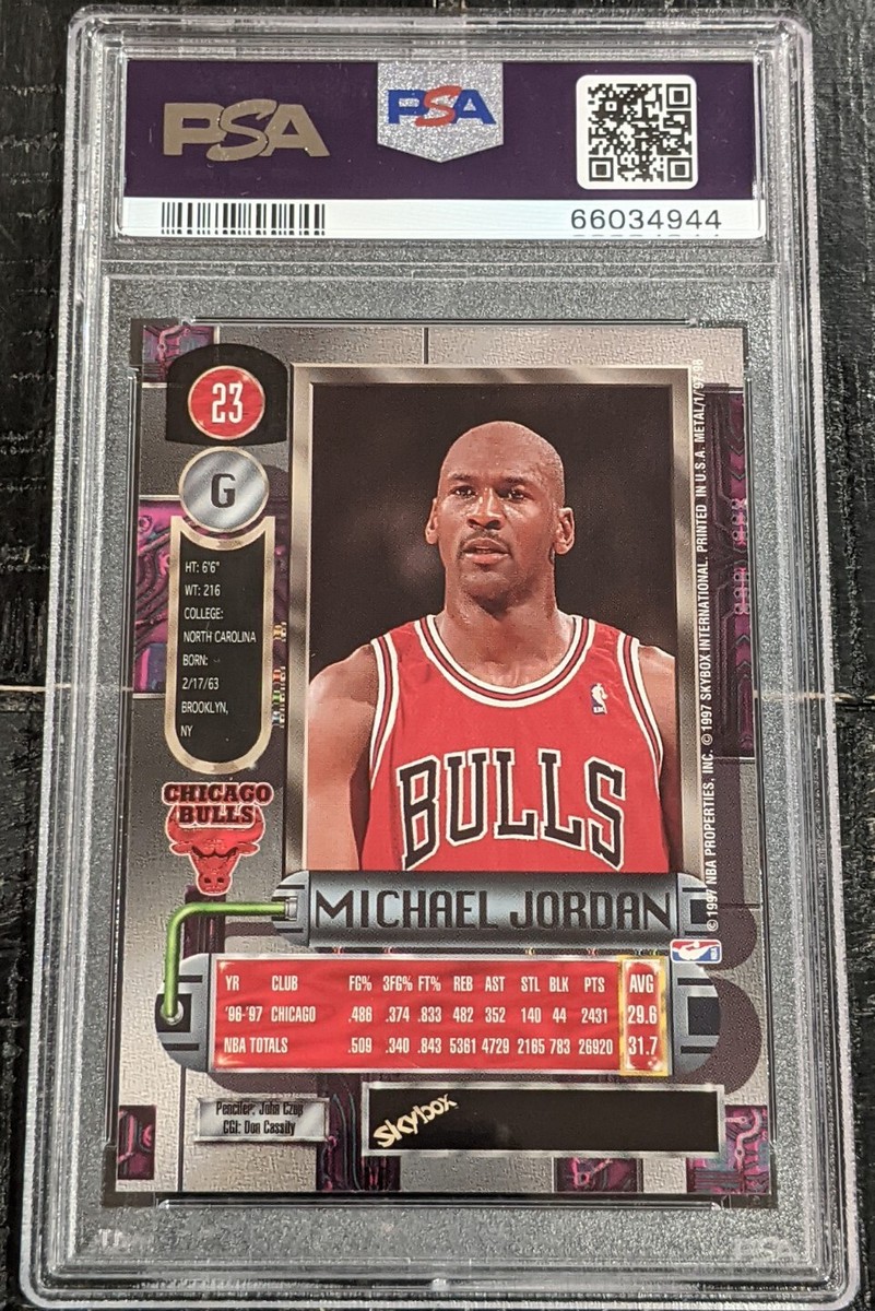 その他 NBA Michael Jordan l universe PSA 9 2022 Metal Universe Michael Jordan Precious Metal Gems