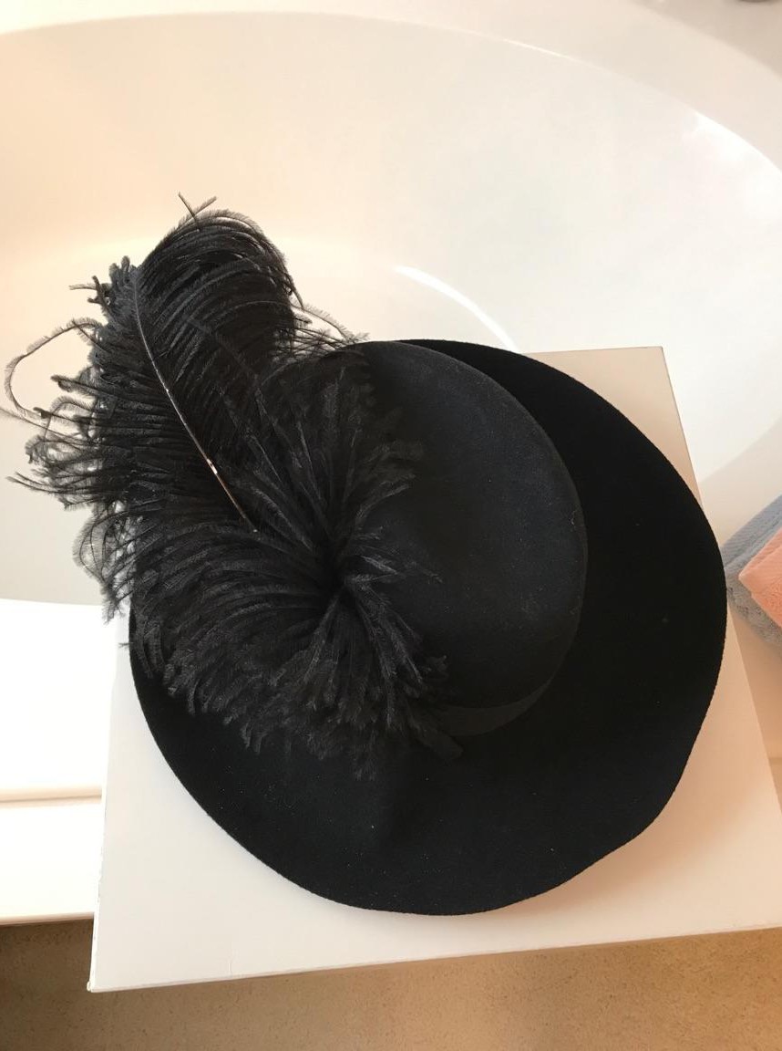 Vintage Evelyn Varon Doeskin felt 100% wool Hat | eBay display picture 2