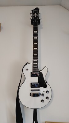 E-Gitarre Hagstrom Super Swede WH + Koffer