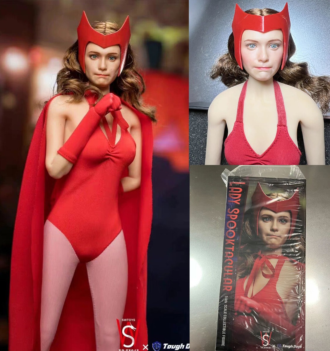 SWTOYS FS048 スプークタキュラー1/6スカーレット ワンダヴィジョン SWTOYS×Tough Guys 1/6 FS048 Scarlet Witch Action Figure In