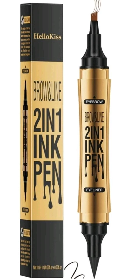 Wholesale 60 Microblade Eyebrow Pens Eyeliner Double Ended 4 Tip Eyebrow Pen New - Image 3 of 4