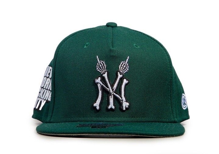 Twnty-Two New York Fvcking City Yankees Bones SnapBack Snap