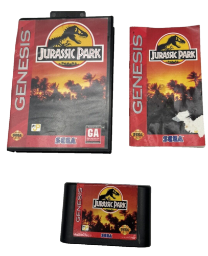 Jurassic Park - Sega Genesis Authentic Tested