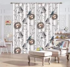 3D Bird Egg 335 Blockout Photo Curtain Printing Curtains Drapes Fabric Window CA