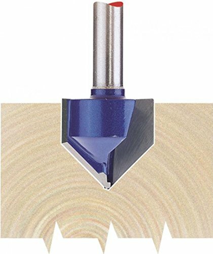Draper 75337 1/4" Groove 19Mm X 90° Tct Router Bit (V4O)