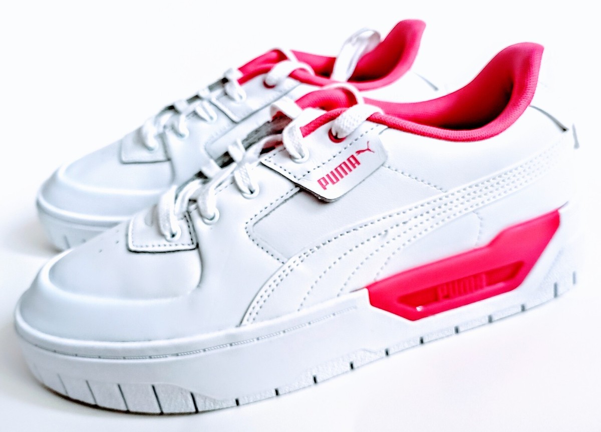 NWB Puma Cali Dream Pop Women Leather Sneaker 38400805 White