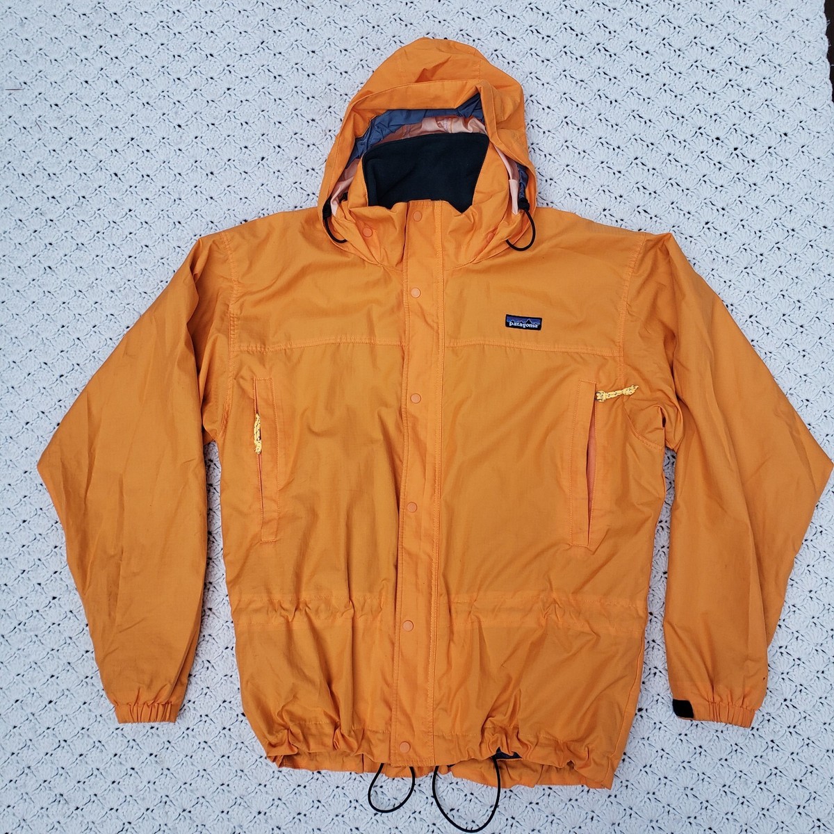 Patagonia ヴィンテージ・ウィンドブレーカー Vtg Patagonia Mens Glade Runner Windbreaker Shell Jacket Orange