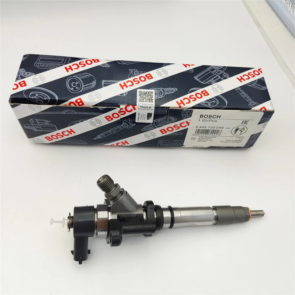 Inyector de combustible 4X 0445120049 para motor Mitsubishi Fuso 4M50 4,9 L diésel ME223750 Foto 2 de 4