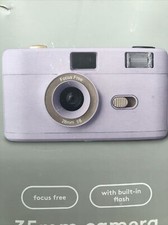 Heyday 35MM Camera with Built-in Flash Soft Purple - New Open Box