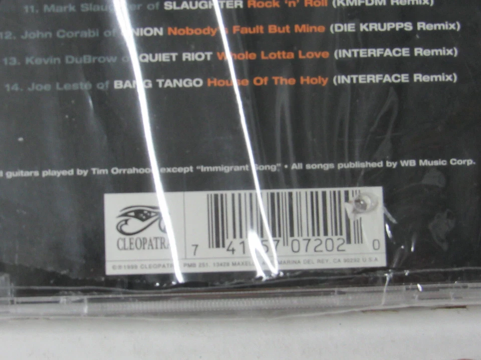 Led Zeppelin the Song Remains Remixed (CD) *NEW w/TORN SHRINK* Buy 2 get 1 FREE Foto 4 de 4