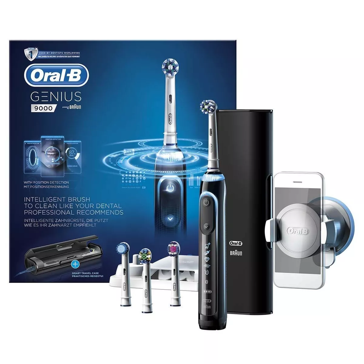 Oral-B Genius Black PRO 9000 Electric Rechargeable Toothbrush
