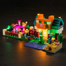 LocoLee LED Light Kit for Lego 21249 Minecraft The Crafting Box 4.0 Lighting Set