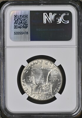 1961 D Franklin Silver 50¢ NGC MS 65 EB | eBay